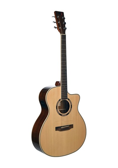 Dmx Guitars Gn200 Nat Elektro Akustik Gitar