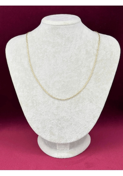 14 K Renginde Minimal Ataç Şekilli Gold Kolye Gold