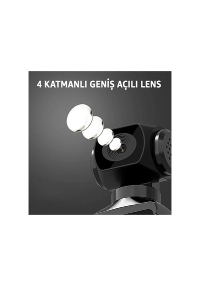 4k Ultra Hd Aksiyon Kamerası 270 Geniş Açı Döner Klips Su Geçirmez Kılıf Wifi Kamera Najmaddin