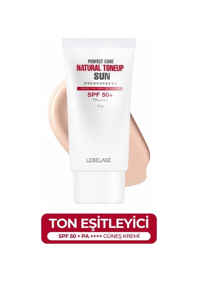 Lebelage Ton Eşitleyici Renkli Güneş Koruyucu Tone Up Sun SPF 50+ PA++++