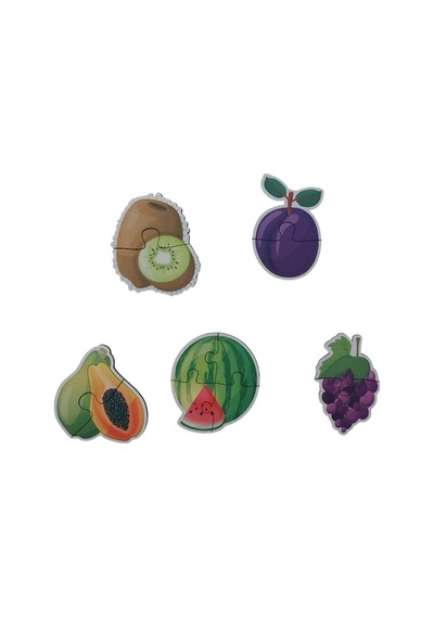 Meyveler Fruits / 17 Adet Puzzle Yapboz Puzzle / 42 Parça