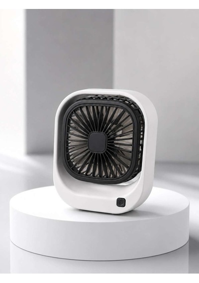 Ergonomik Şarjlı Masaüstü Fan 3 Kademeli Hız İle Serinletir