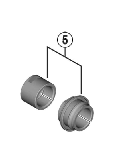 Shimano Lock Nut Unit L.H. & Cone FH-R7070 w/ Dust Cover