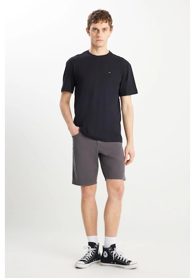 Relaxed Fit Small Logo T-shirt Black Renkli