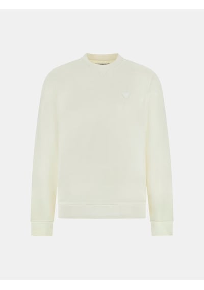 Guess M6rq08kcn01 Cn Ls Basic Erkek Sweatshirt Krem