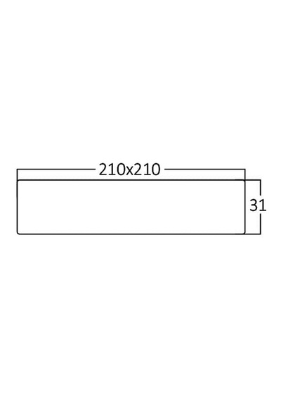 Braytron Sıva Üstü Led Spot 18W Beyaz Kare 6500K Bp04-31830 Beyaz