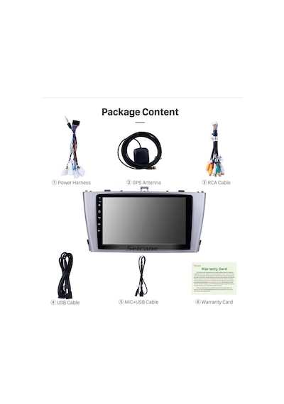 Toyota Avensıs 2009-2015 Multimedya Navigasyon Usb Kamera Carplayer 4 Ram