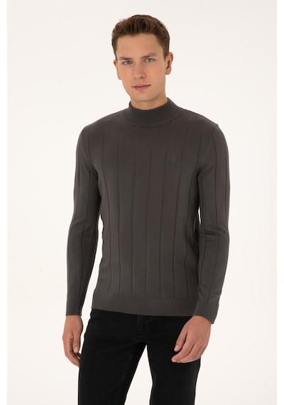 U.s. Polo Assn. Erkek Gri Kazak /triko 50315019-vr024 Grı