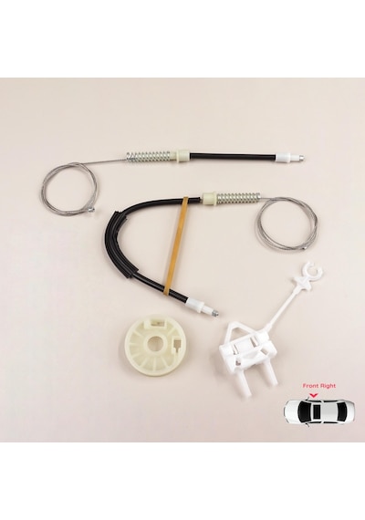 Alfa Romeo 156 932 1996-2007 4/5 Kapı İçin Ön Sağ Cam Kriko Seti