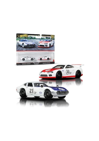 1:64 Hot Wheels Premium Car Culture 2'li Paket Toyota 2000gt - Toyota Supra Jbl03
