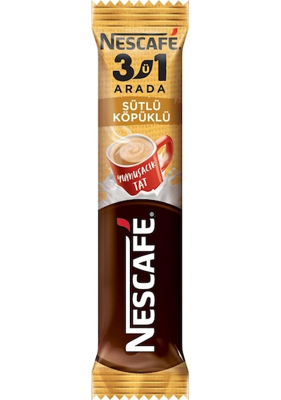 Nescafe 3ü1 Arada Sütlü Köpüklü Kahve 17,4 Gr X 40 Adet Çözünebilir