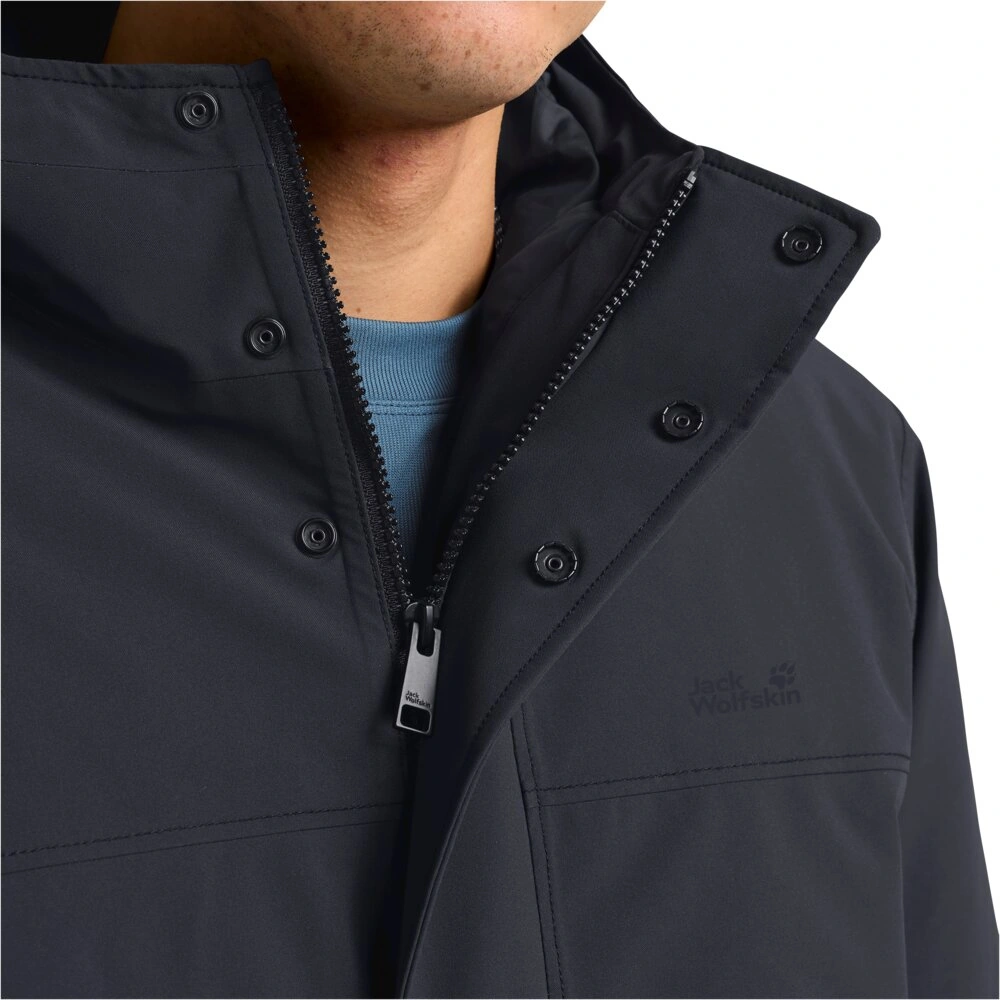 Jack Wolfskin Cold Camp Coat M Mont A65022-c0413 Lacivert