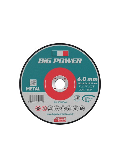 Big Power 180x6 Mm Taşlama Taşı 5 Adet