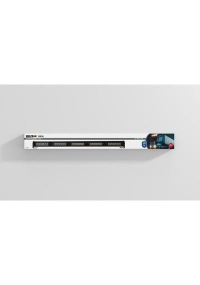 Wolfram Yuvarlak Led İkazlı Tepe Lambası 14 Fonksiyonlu E Belgeli 10/30v 30w-76cm