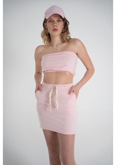 Holly Lolly Straplez Crop Toa Büstiyer Pembe Gül Kurusu Holly Lolly Straplez Crop Toa Büstiyer Pembe Gül Kurusu