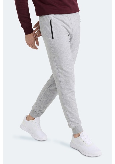 Slazenger Fernon Erkek Cepli Gri Eşofman Altı