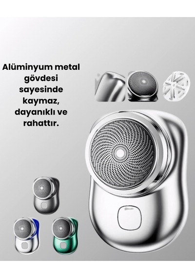 Cep Tipi Elektrikli Tıraş Makinesi Güçlü, Sessiz, Su Geçirmez Ve Ultra Taşınabilir