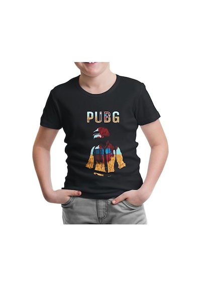 Lord Tshirt Pubg - Red Storm Siyah Çocuk Tshirt