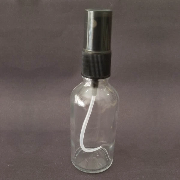 50ml Şeffaf Cam Şişe, Spreyli Şişe, 24 Adet, Ecza Şişesi, Boş Cam Şişe