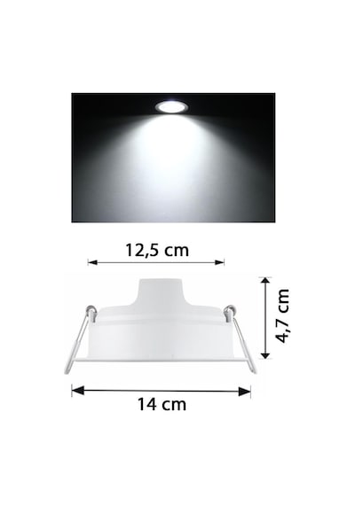 Philips 10W Led Spot Lamba Beyaz Delik Çapı 125 Mm(312040122)