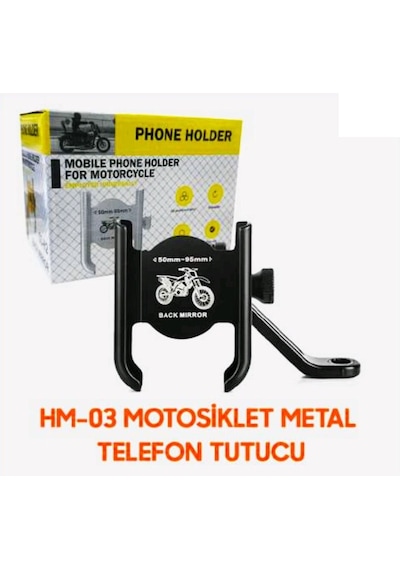 Navigasyon Ayna Bağlantılı Motosiklet Bisiklet Telefon Tutucu