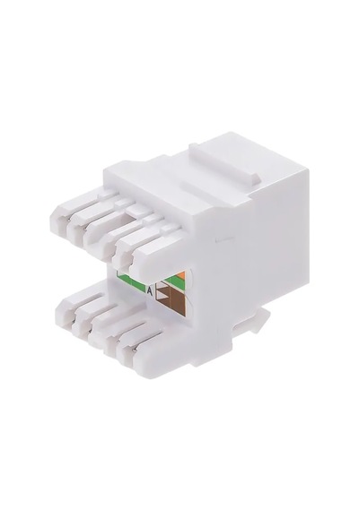 Rj45 Cat6 8P-8C 180 Derece Keystone Jack