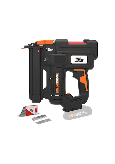 Worx Wx844.9 20volt 16-40mm Profesyonel Şarjlı Zımba Makinesi + 2700 Adet Yedek Zımba Akü Dahil Değ