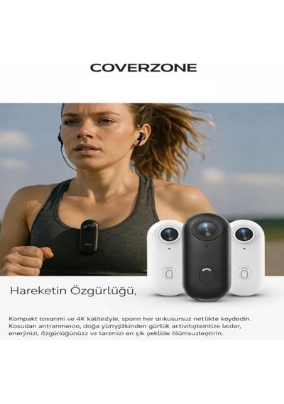 Göğüse Takılabilir Mıknatıslı Kolyeli 1080p Mini Geniş Açı Aksiyon Kamera Hafif Ve Kompakt Tasarım