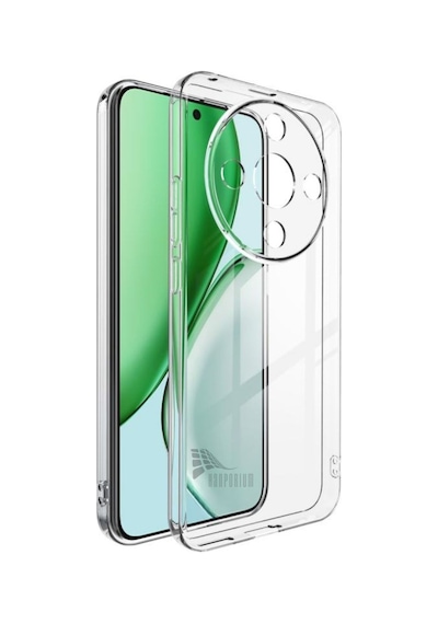 Honor Magic 8 Lite Uyumlu Silikon Kılıf - Darbe Emici Kamera Korumalı Esnek Kapak -şeffaf Şeffaf