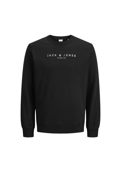 Jack & Jones 12283436-jprccjayson Sweat Crew Neck Black Erkek Sweatshirt Siyah