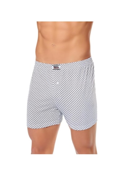 Seher Yıldızı Erkek Desenli Pamuklu Boxer Don 6 Lı Paket