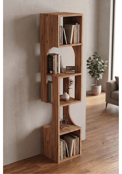 Reyo Falez Kitaplık Ahşap Dekoratif Raf 5 Katlı Modern Çok Amaçlı Kitaplık Salon Ofis Kitaplığı - Atlantik Çam 7066 Reyo Falez Kitaplık Ahşap Dekoratif Raf 5 Katlı Modern Çok Amaçlı Kitaplık Salon Ofis Kitaplığı - Atlantik Çam 7066