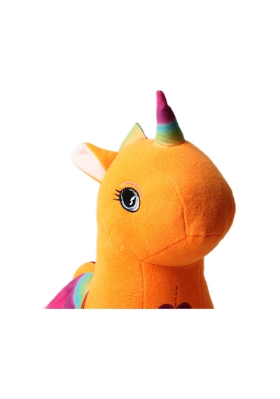 İthal Kumaş Gökkuşağı Kanatlı Unicorn Pegasus At Figür Peluş Oyuncak Uyku & Oyun Arkadaşı Büyük Boy 001