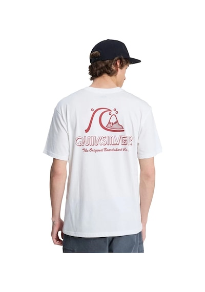 Quiksilver Evo Original Erkek Tişört BEYAZ