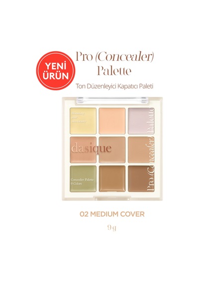 Dasique Çok Amaçlı Kullanıma Uygun Kremsi Kapatıcı Paleti Pro Concealer Palette 02 Medium Cover