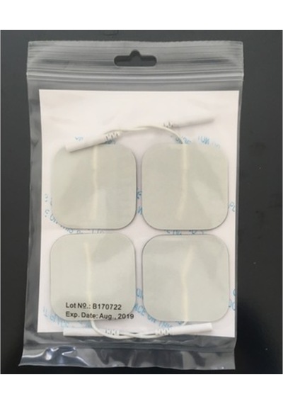 Kablolu Tens Cihazı Elektrodu 5X5 Cm 4 Lü Paket Elektrot Pedi