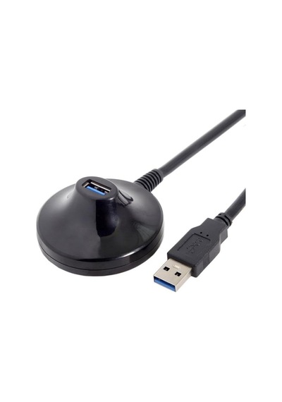 Parcbeny 5552 1 Metre Usb 3.0 Standlı Dişi Erkek Uzatma Kablosu 1 Metre Usb 3.0 Erkek Dişi Uzatma Dock Standlı İstasyonlu Kablo