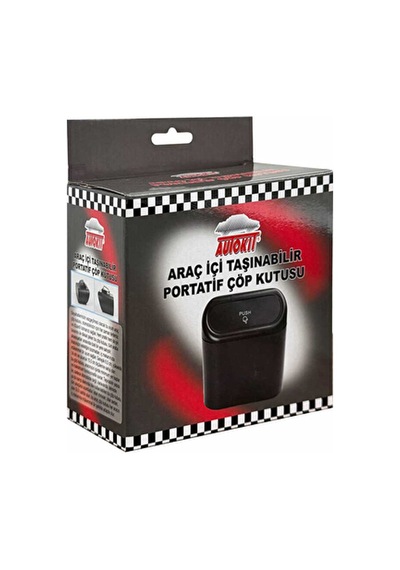 2 Adet Autokit Araç İçi Taşınabilir Portatif Çöp Kutusu Fa1-892