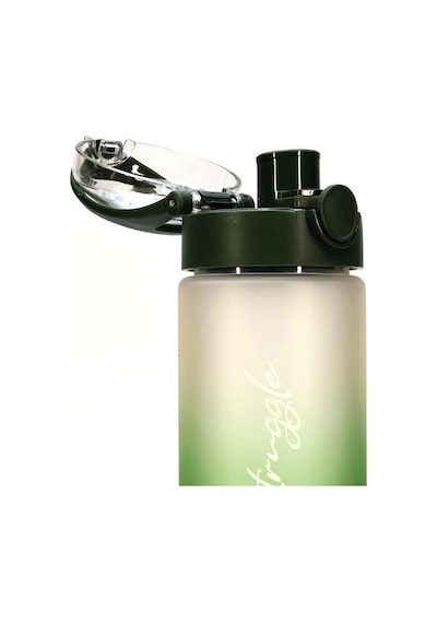 Su Matarası Tritan Geniş Ağız Su Şişesi Gradient Type Spor Matarası Suluğu Bpasız 630 Ml Yeşil 0111