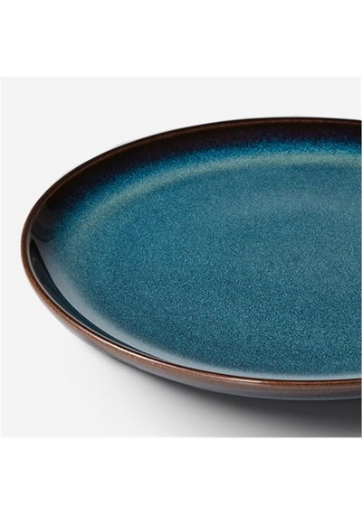 Gladelıg 4 Parça Mavi Renk Servis-sunum Tabak Seti Stoneware
