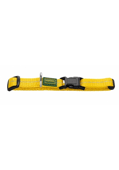 Hunter Tripoli Ayarlanabilir Reflektörlü Köpek Boyun Tasması - S Beden 25-35 Cm Sarı