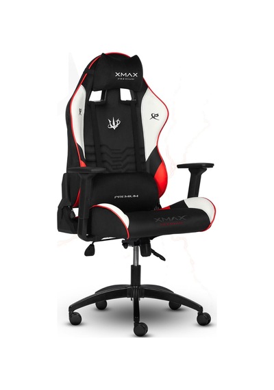 Rio Terletmez Kısmi Derili Kadife Kumaş Kırmızı Siyah Gaming Oyuncu Koltuğu -1 Kırmızı
