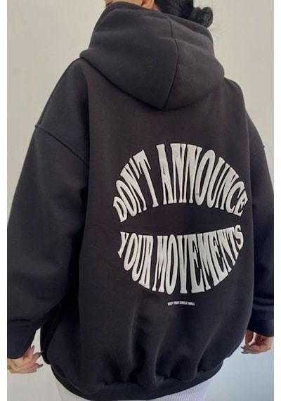 Uyguntarz Dont Hoodie Sweatshirt Siyah