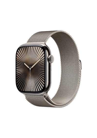 Apple Watch Series 10 GPS + Cellular 42 MM Titanyum Kasa Milano Loop Akıllı Saat (Apple Türkiye Garantili)