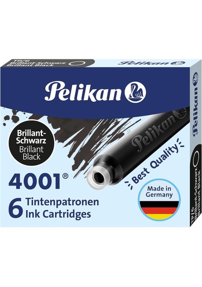 Pelikan Kartuş Serisi Tp6x Dolmakalem Kartuşu, Siyah Diğer