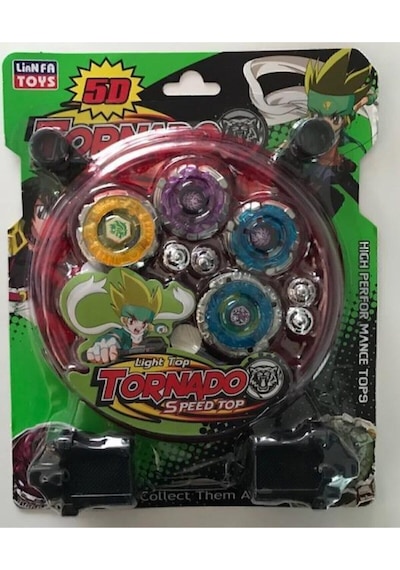 Beyblade Metal Fushion Tornado Clash 5d Arenalı 4 Lü Oyuncak Seti Diğer