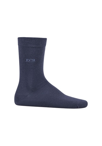 D'S Damat Ds Damat Erkek Pamuk Çorap Basic İndigo Renkli