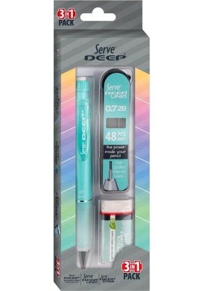 Serve Deep 3'lü Okul Seti Su Yeşili