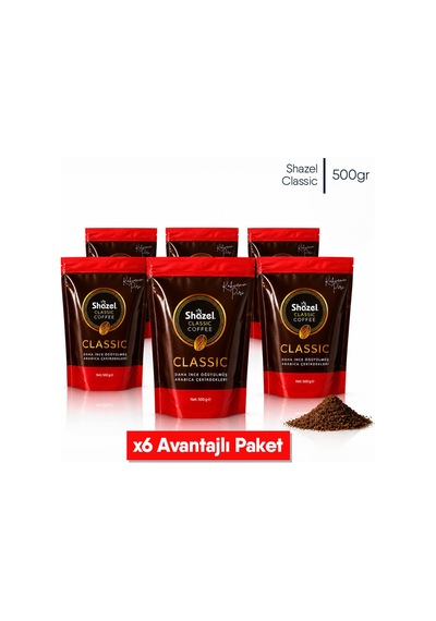 Shazel Classıc Çözünebilir Kahve 500gr Filtre