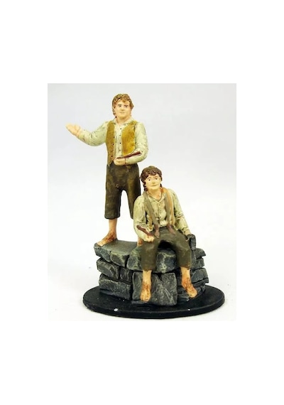 The Lord Of The Rings - Eaglemoss - 034 Merry & Pippin At Isengard Koleksiyon Figürü